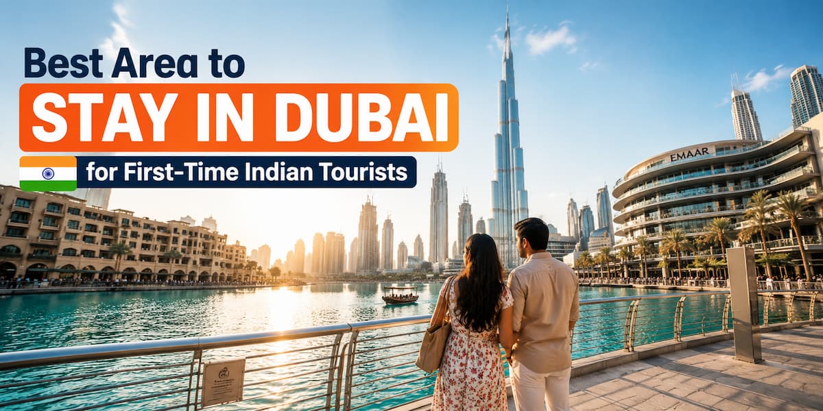 Best Area to Stay in Dubai for First-Time Indian Tourists
