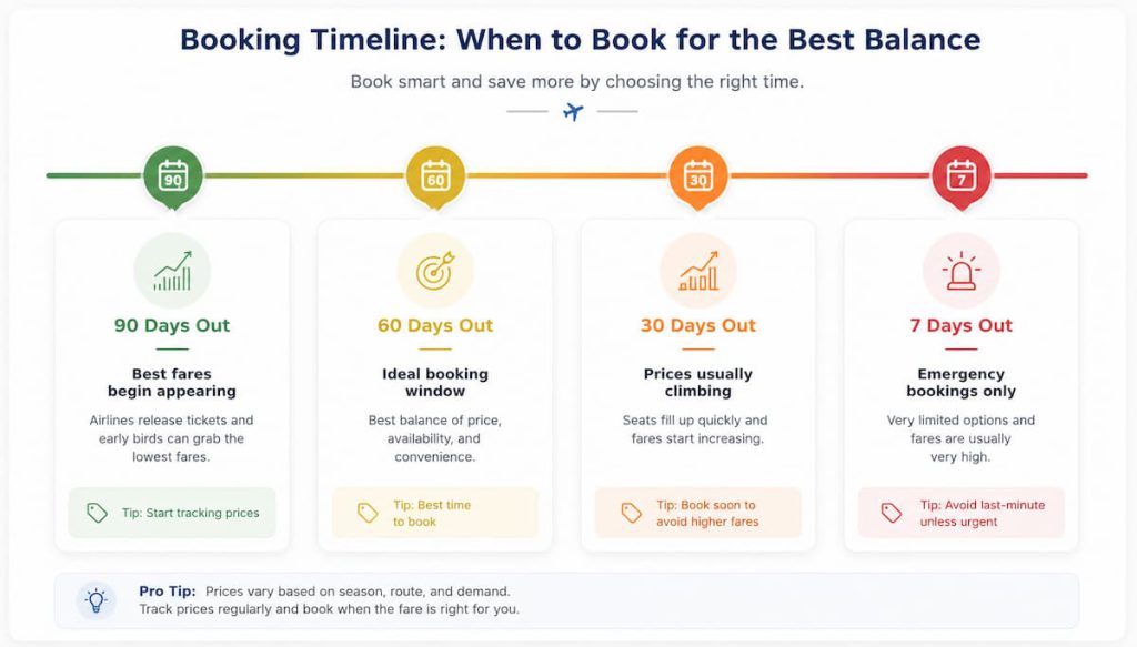 Booking Timeline The Smart Time to Fly