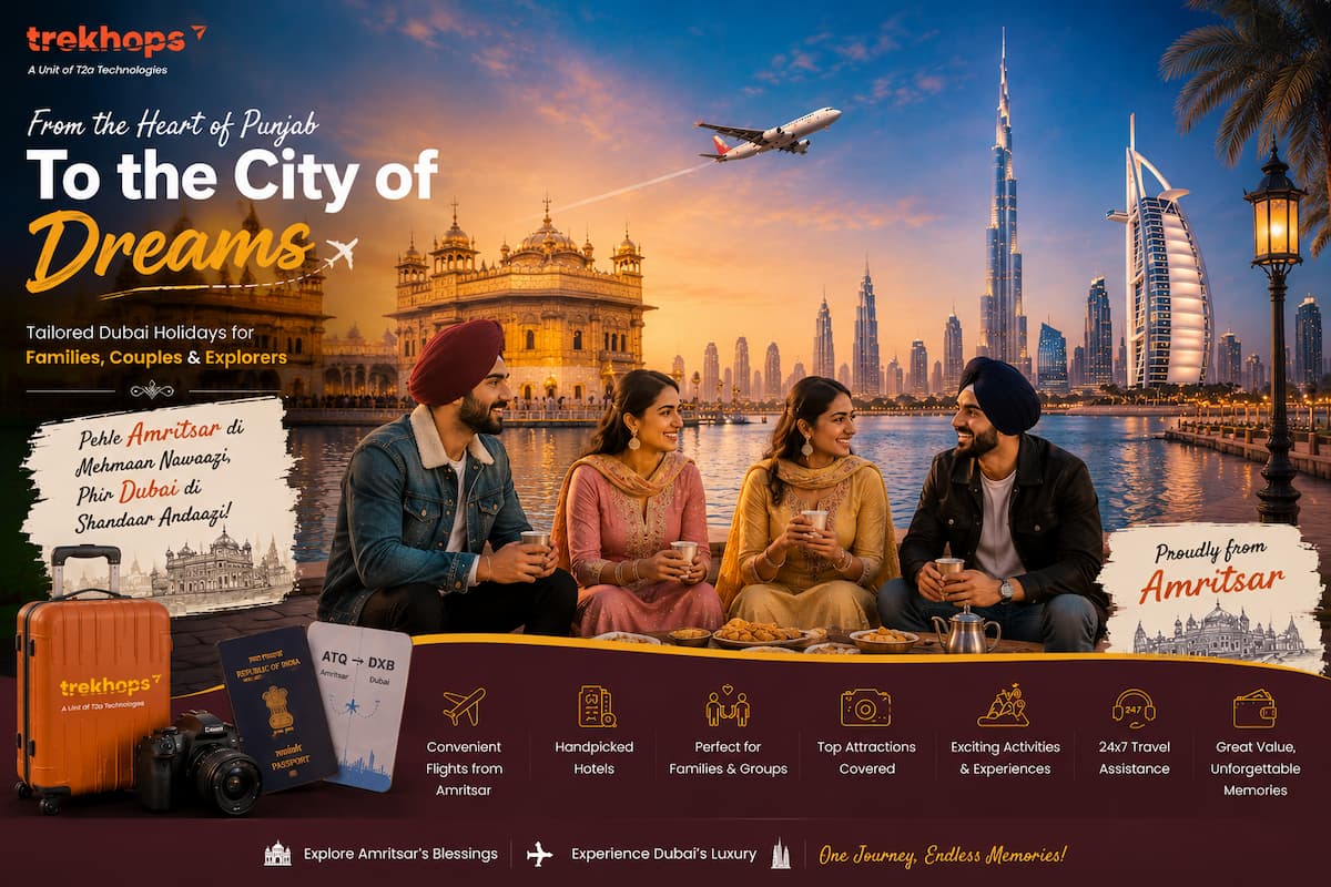 Dubai Tour Packages from Amritsar