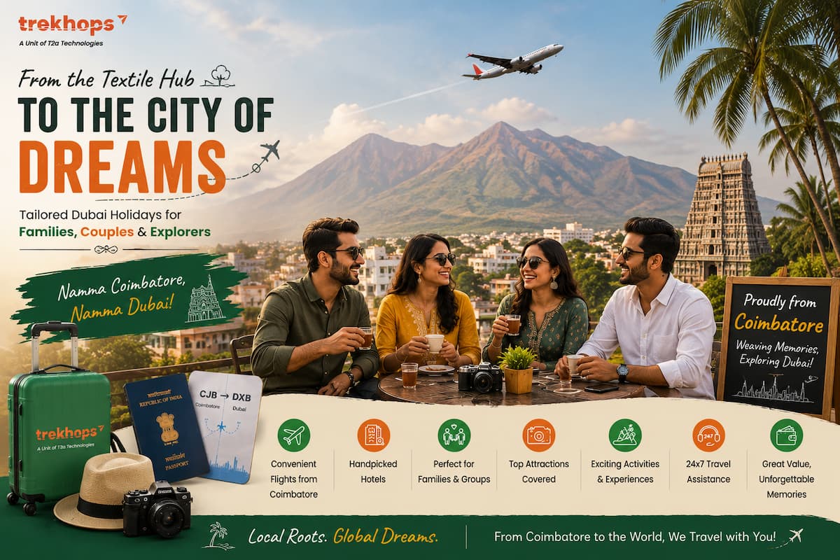 Dubai Tour Packages from Coimbatore