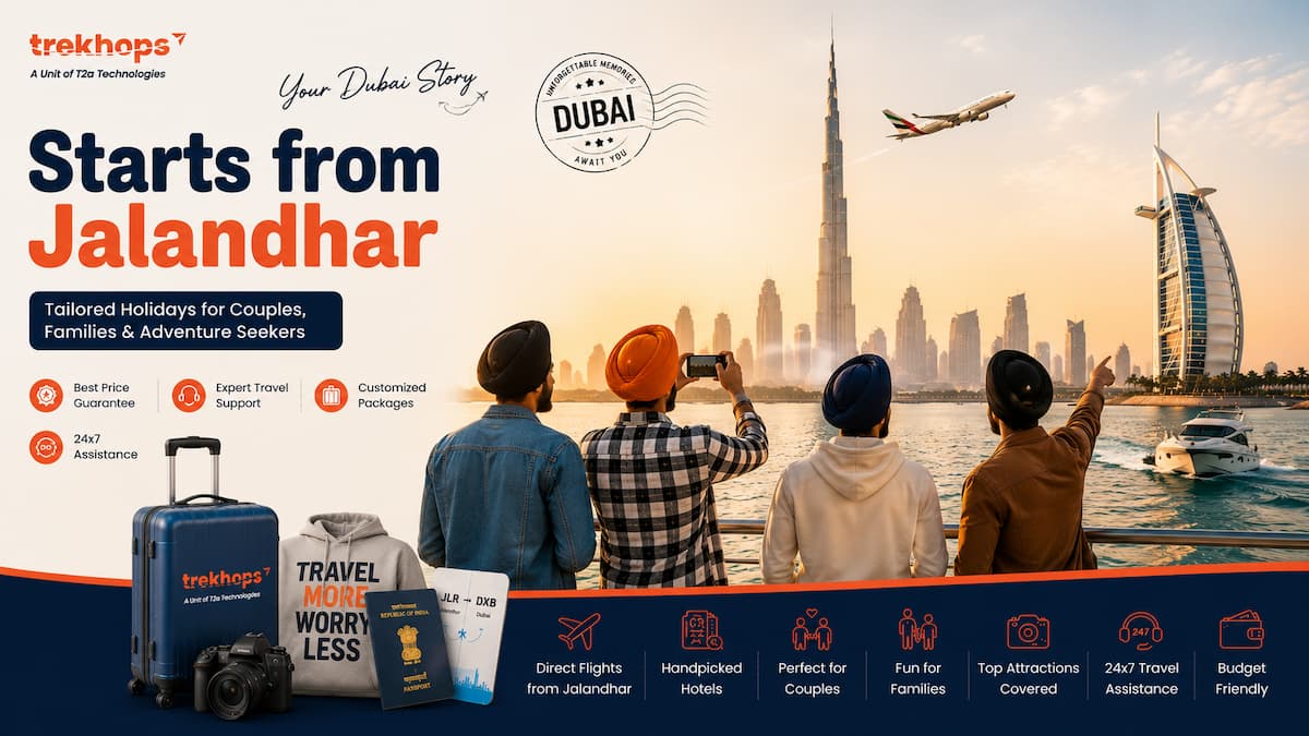 Dubai Tour Packages from Jalandhar