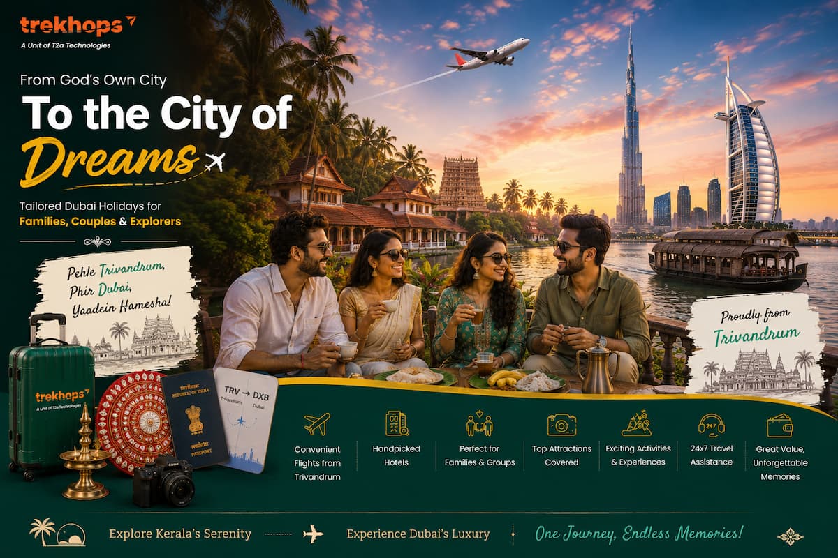 Dubai Tour Packages from Trivandrum