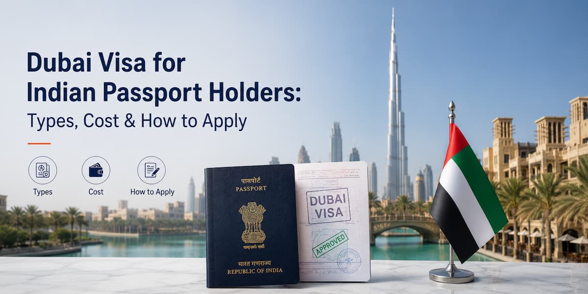Dubai Visa for Indian Passport Holders Types, Cost & How to Apply