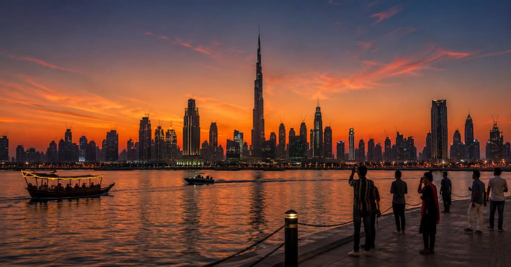 How Cheap Can You Actually Make a Dubai Trip 1 Dubai's skyline silhouetted at dusk